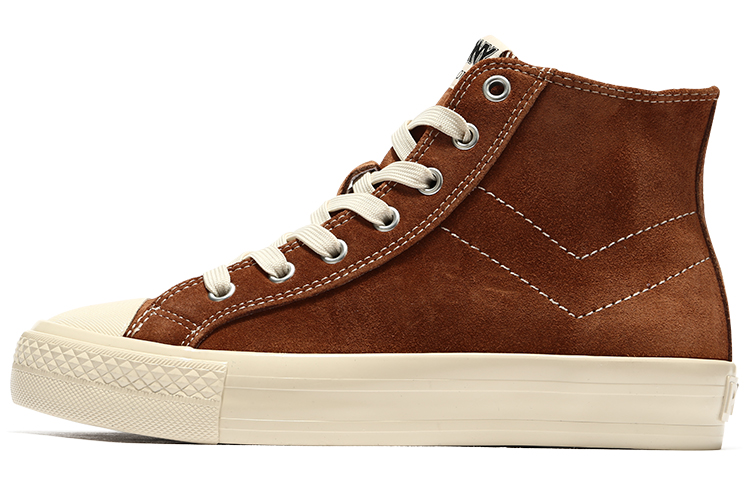 PONY Canvas High-Top 'Brown Faux Fur' 14U1SH09CF
