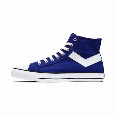 PONY Canvas High-Top 'Sea Blue'