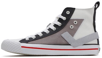PONY Canvas High-Top 'White Brown' 91M1SH06RW PONY Canvas High-Top 'White Brown' 91M1SH06RW