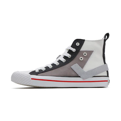 PONY Canvas High-Top 'White Brown'