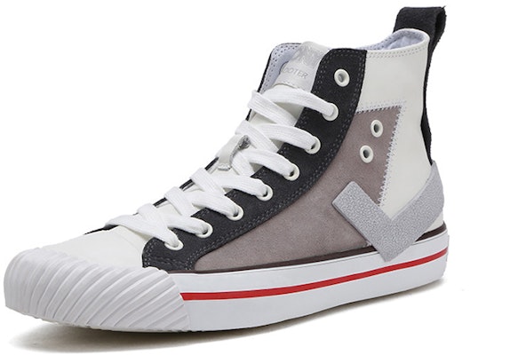 PONY Canvas High-Top 'White Brown' 91M1SH06RW Order PONY Canvas High-Top 'White Brown' 91M1SH06RW