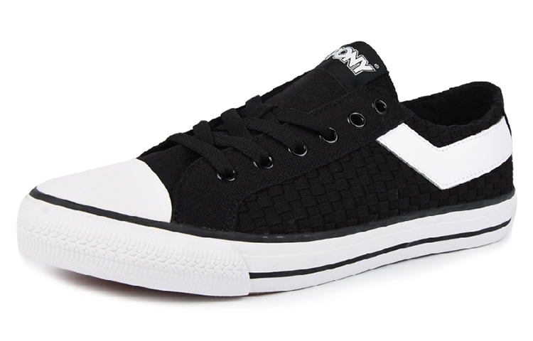 PONY Canvas Low 'Black White' 圖 3