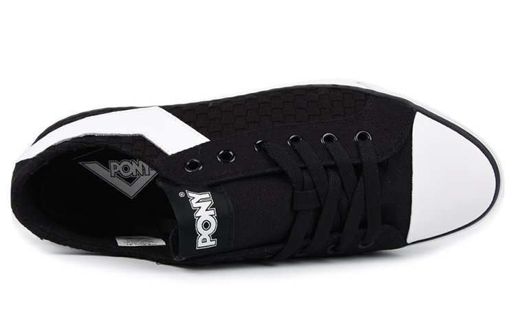 PONY Canvas Low 'Black White' 圖 5
