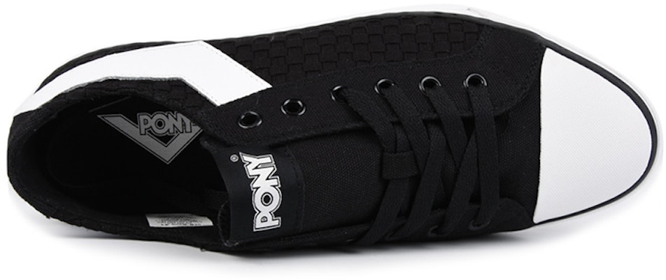 PONY Canvas Low 'Black White' 72U1SH12BK Purchase PONY Canvas Low 'Black White' 72U1SH12BK