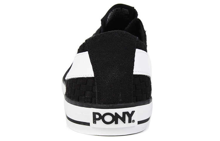 PONY Canvas Low 'Black White' 圖 6