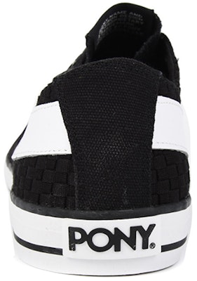 PONY Canvas Low 'Black White' 72U1SH12BK Details for PONY Canvas Low 'Black White' 72U1SH12BK