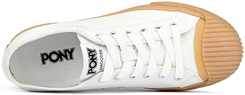 PONY Canvas Low ''Mode Décontractée Blanche'' 93M1SH11RW Shop PONY Canvas Low ''Mode Décontractée Blanche'' 93M1SH11RW