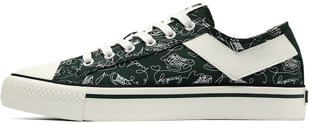 PONY Canvas Low 'Dark Green Print' 12M1SH04BN Buy PONY Canvas Low 'Dark Green Print' 12M1SH04BN