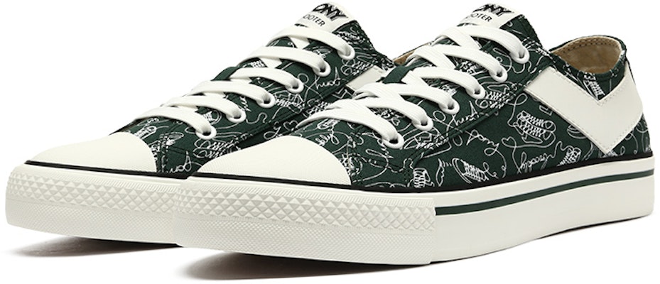 PONY Canvas Low 'Dark Green Print' 12M1SH04BN Lookbook PONY Canvas Low 'Dark Green Print' 12M1SH04BN