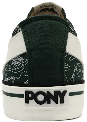 PONY Canvas Low 'Dark Green Print' 12M1SH04BN Purchase PONY Canvas Low 'Dark Green Print' 12M1SH04BN