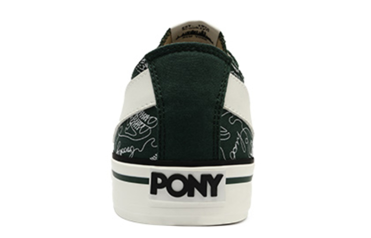 PONY Canvas Low 'Dark Green White' 圖 3