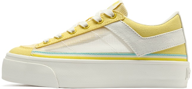 Pony 透氣輕便帆布鬆糕鞋 檸檬黃 Buy Pony 透氣輕便帆布鬆糕鞋 檸檬黃