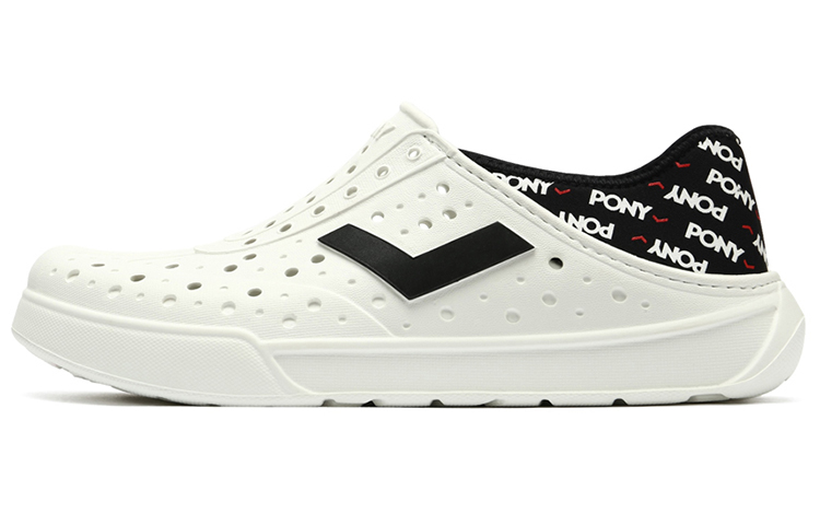 PONY Casual Breathable Sports Sandal 'White Black'