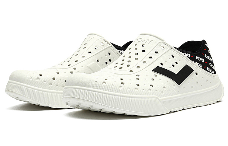 PONY Casual Breathable Sports Sandal 'White Black' 圖 2