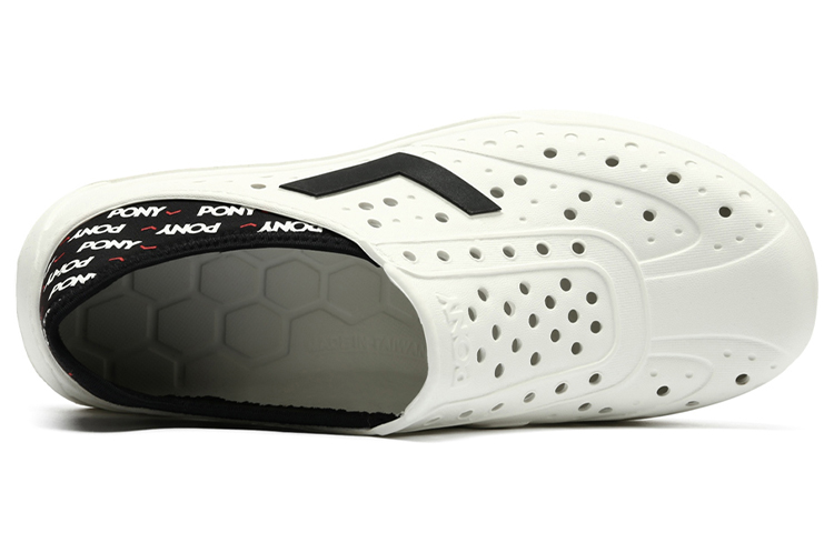 PONY Casual Breathable Sports Sandal 'White Black' 圖 3