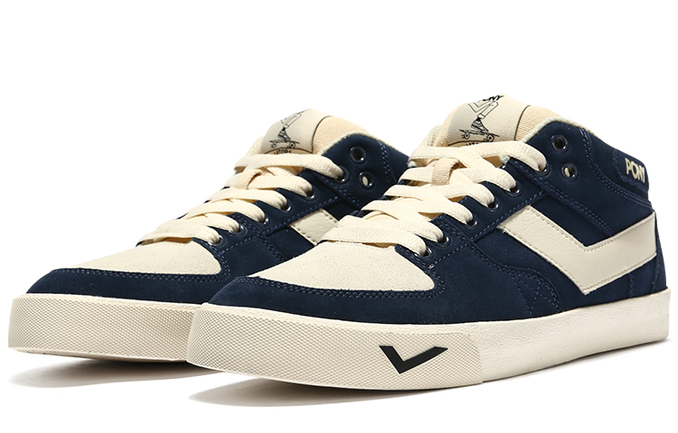 Lookbook PONY 休閒 低筒 板鞋 男款 藏青