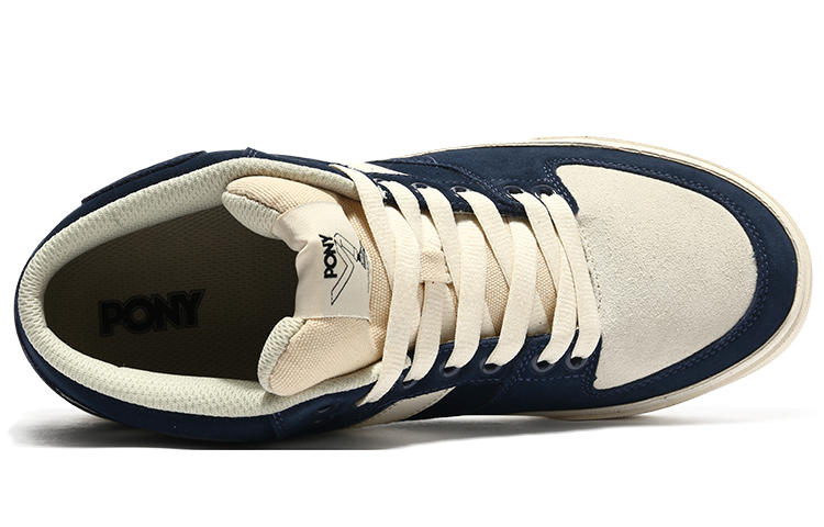 Shop PONY 休閒 低筒 板鞋 男款 藏青