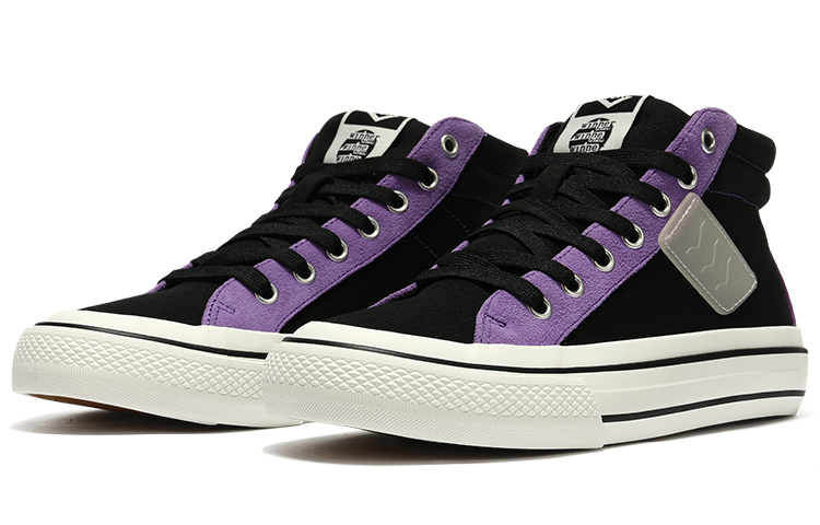 PONY Casual Mid-Top Sneaker 'Black Purple' 圖 3
