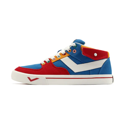 PONY Casual Patchwork 'Red Blue'