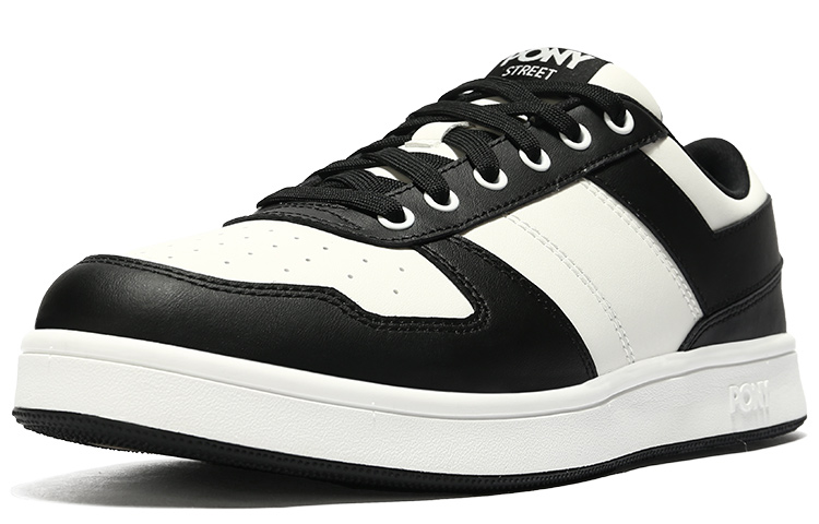 Order ポニー シティウィングス ロー "クラシック 白黒" (PONII Shiti Uingusu Roo "Kurashikku Shirokuro") 13U1ST01BK