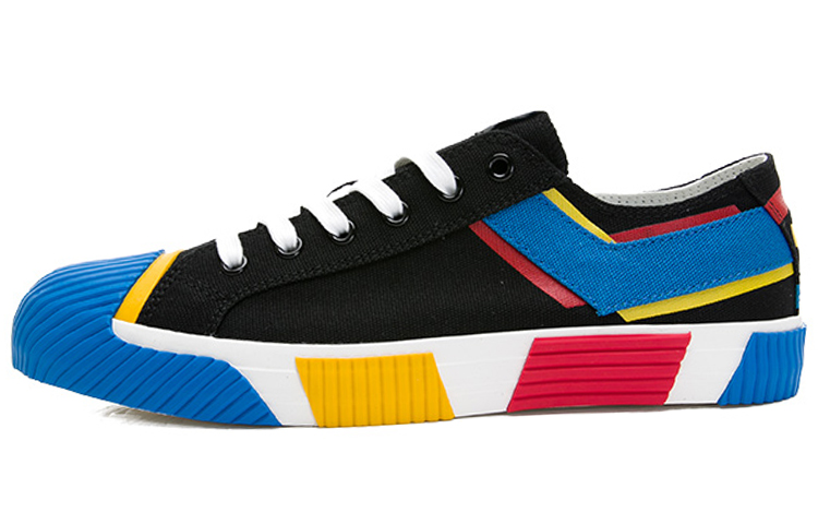 PONY Classic Canvas Shoes Black/Blue