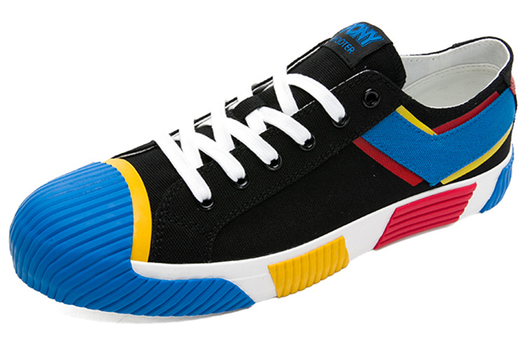 PONY Classic Canvas Shoes Black/Blue 圖 2