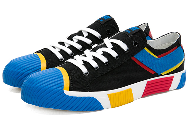 PONY Classic Canvas Shoes Black/Blue 圖 3