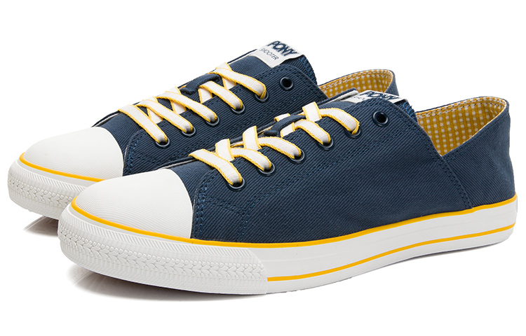 Lookbook Sepatu Kanvas Rendah Klasik PONY Biru 02M1SH03NB