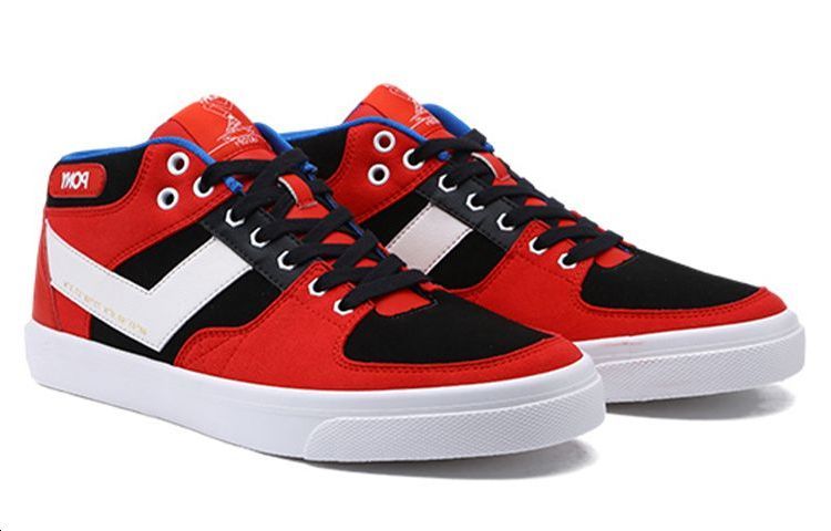 Lookbook PONY 经典中帮帆布鞋 '红白黑' 83M1AT03RD