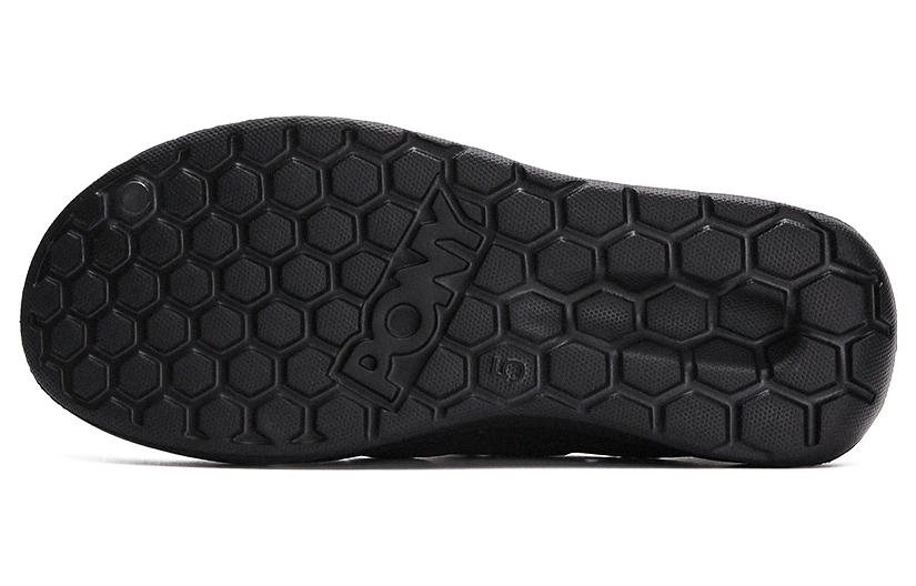 PONY Enjoy 'Black Cut-Out Heel Sandals' 圖 5