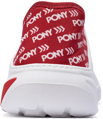PONY Enjoy Slip-On Unisexe ''Confort Rouge Doux Bounce'' 242U1SA02RD Shop PONY Enjoy Slip-On Unisexe ''Confort Rouge Doux Bounce'' 242U1SA02RD