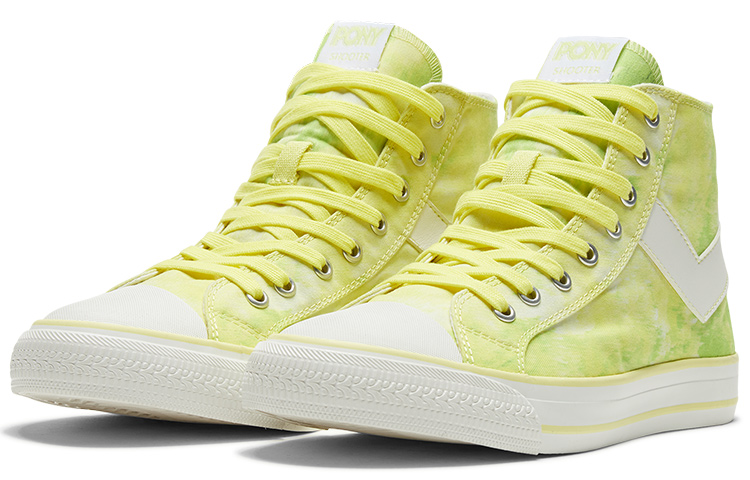 PONY Fashion High Canvas Shoes Green 圖 3
