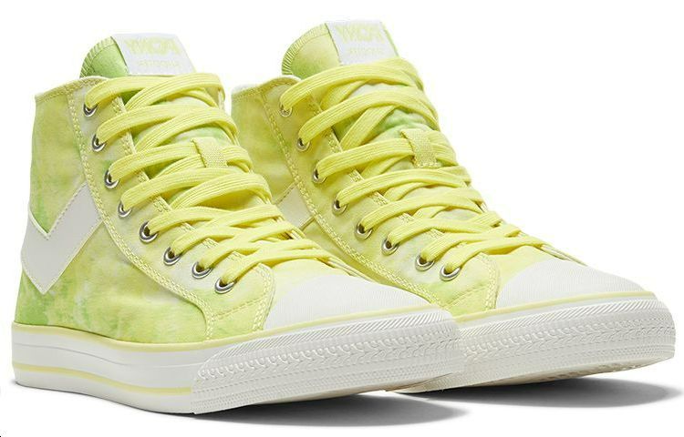PONY Fashion High Canvas Shoes Green 圖 4