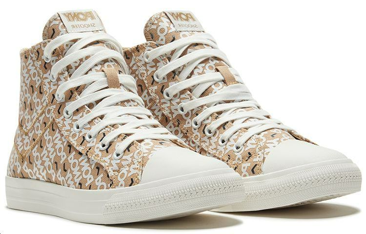 PONY High-Printing Canvas Shoes Khaki 圖 4