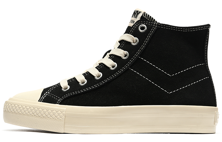 PONY High-Top Canvas 'Black Faux Fur' 14U1SH09BK