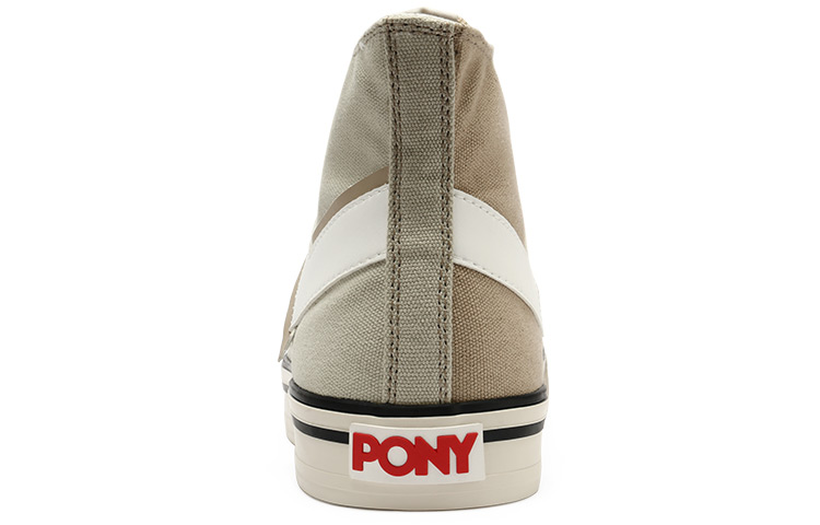 Purchase PONY高帮帆布鞋‘拼布奶油白’ 11M1SH31KK
