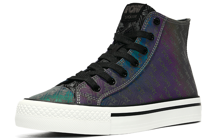 Order PONY Hoge Canvas Sneakers ''Regenboog'' 13U1SH04BK