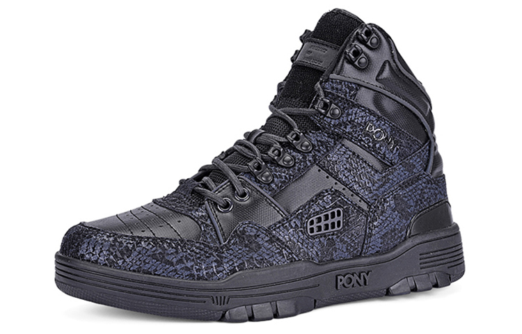 Order PONY High-Top Retro 'Biru Hitam' 94M1M101BK