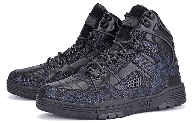 Lookbook PONY High-Top Retro 'Biru Hitam' 94M1M101BK