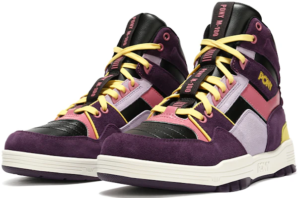 PONY High-Top Retro Basketball "Violet Foncé" 14U1M103DP Lookbook PONY High-Top Retro Basketball "Violet Foncé" 14U1M103DP