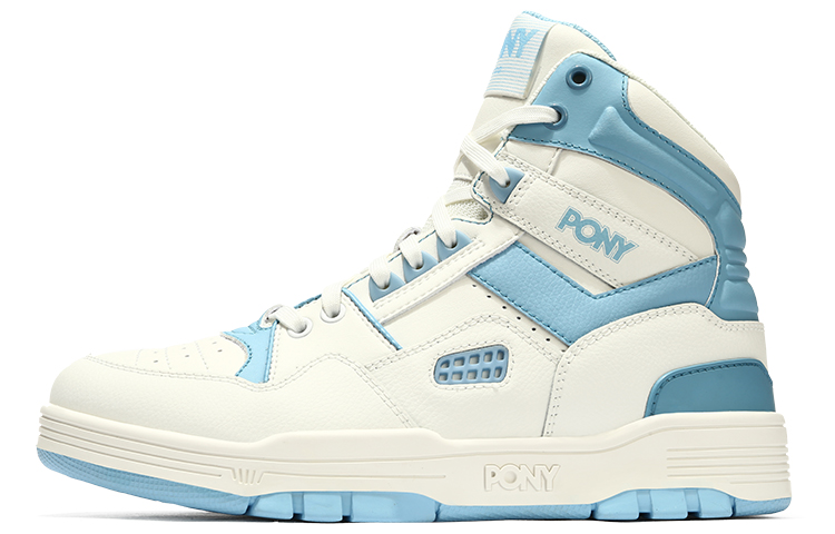 PONY High-Top Retro Basketball 'White Blue' 14U1M101PB