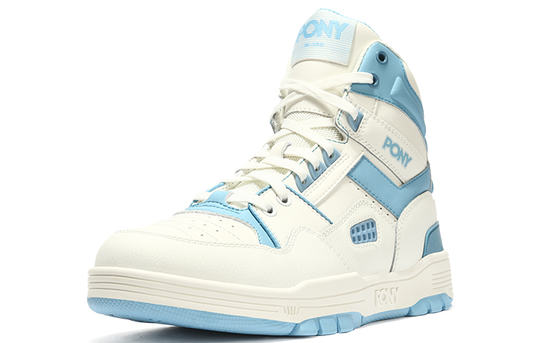 Order PONY High-Top Retro Basketball ''Blanc Bleu'' 14U1M101PB