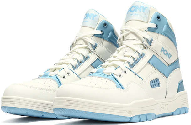 PONY High-Top Retro Basketball ''Blanc Bleu'' 14U1M101PB Lookbook PONY High-Top Retro Basketball ''Blanc Bleu'' 14U1M101PB