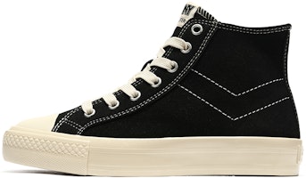 PONY High-Top Canvas 'Black Faux Fur' 14U1SH09BK PONY High-Top Canvas 'Black Faux Fur' 14U1SH09BK
