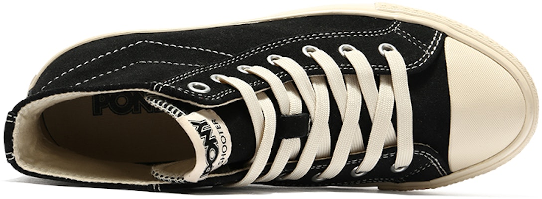 PONY High-Top Canvas 'Black Faux Fur' 14U1SH09BK Shop PONY High-Top Canvas 'Black Faux Fur' 14U1SH09BK