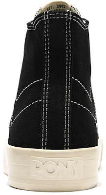 PONY High-Top Canvas 'Black Faux Fur' 14U1SH09BK Purchase PONY High-Top Canvas 'Black Faux Fur' 14U1SH09BK