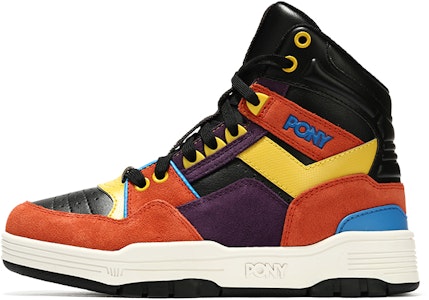 PONY 耐磨減震 高筒 復古籃球鞋 男女同款 暗橙 Buy PONY 耐磨減震 高筒 復古籃球鞋 男女同款 暗橙