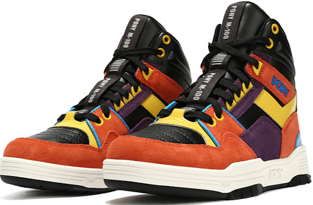 PONY High Top Retro Basket 'Orange Gelap' 14U1M103KO Lookbook PONY High Top Retro Basket 'Orange Gelap' 14U1M103KO