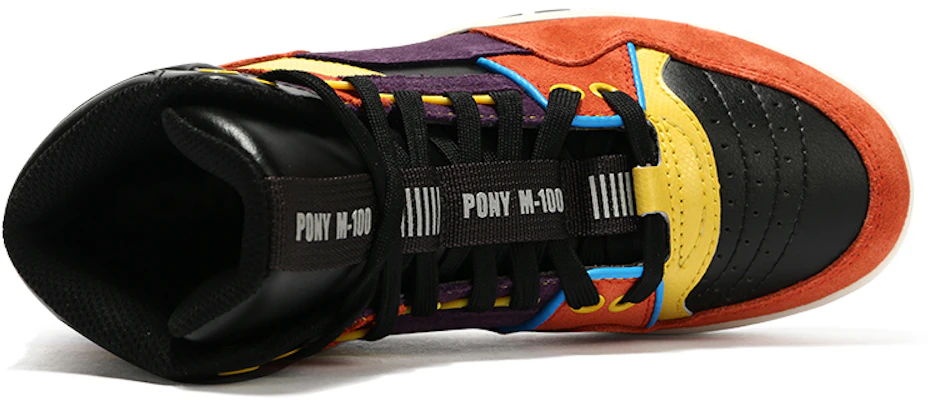 PONY High Top Retro Basket 'Orange Gelap' 14U1M103KO Shop PONY High Top Retro Basket 'Orange Gelap' 14U1M103KO