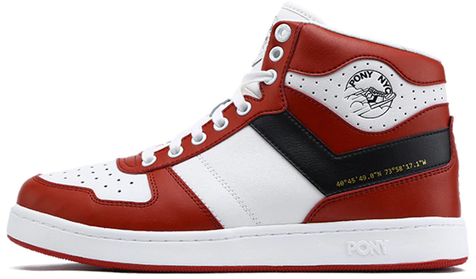 PONY High Top Retro Basketball ''Blanc Rouge'' 83M1CW01KR Buy PONY High Top Retro Basketball ''Blanc Rouge'' 83M1CW01KR